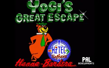 Yogi's Great Escape screen shot title